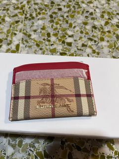 Burberry haymarket zip around wallet - elderberry shop