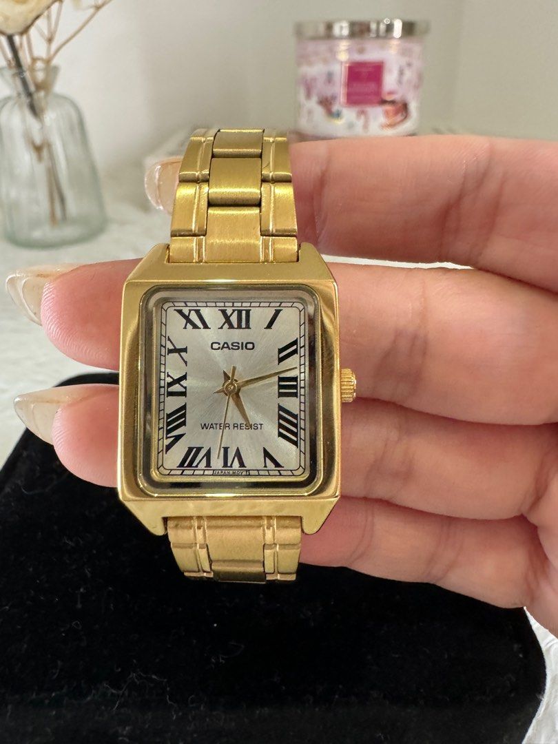 Casio Tank Metal LTP-007 Series (Category: Women's Watches) located in Davao. Submitted by myclosetcleanup (Listing ID 1311400296, Image 3). Description: Casio Tank Metal LTP-007 Series Set to 15inches wrist size but has extra 6 links No scratch, brand new. with presentation box 1,700 only❤️ Rider thru Maxim Shipping thru J&T/LBC Location: Cabantian, Davao City .