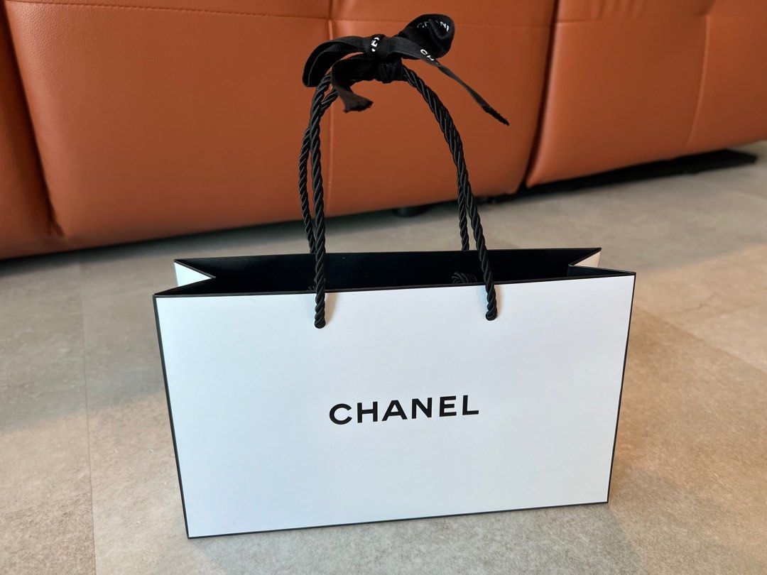 Chanel paper bag clearance