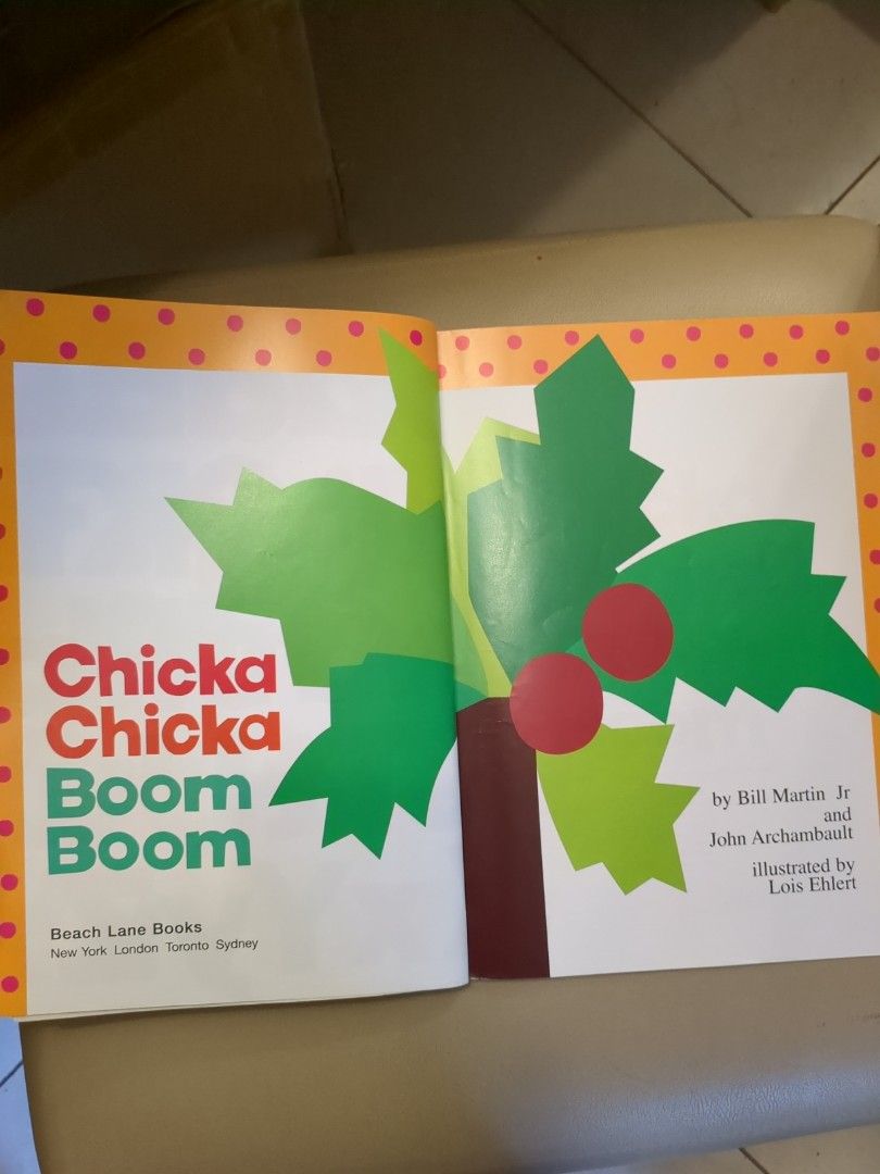 Chicka chicka boom boom softcover (Category: Children's Books) located in Makati City. Submitted by preloved.christine (Listing ID 1311430744, Image 2). Description: free if you buy 2 or more items from my listing. 1 free listing can be claimed per purchase. flaw: rip on the cover page inside condition is good #childrens book #toddler book #kids book #boardbook.