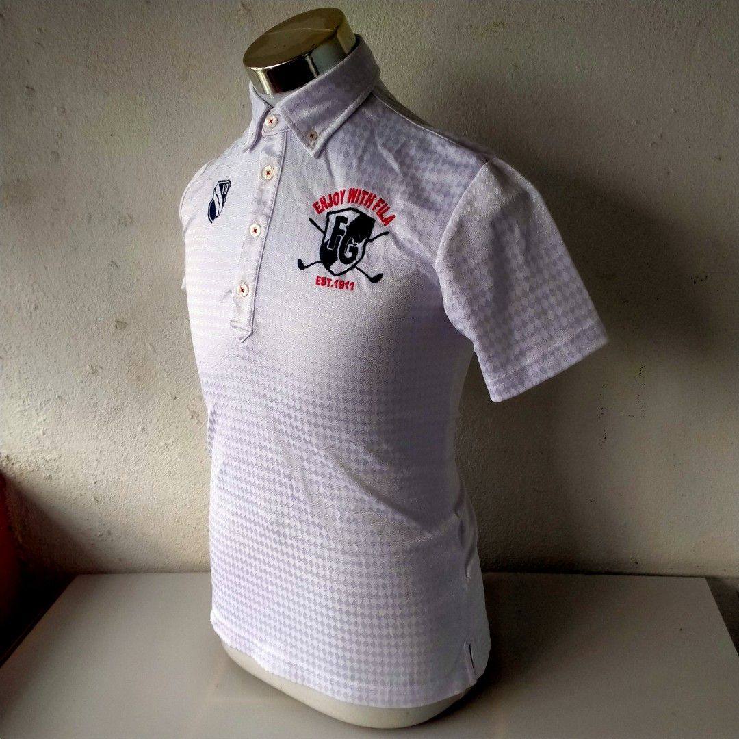Collar t shirt golf FILA Golf Men s Fashion Activewear on Carousell