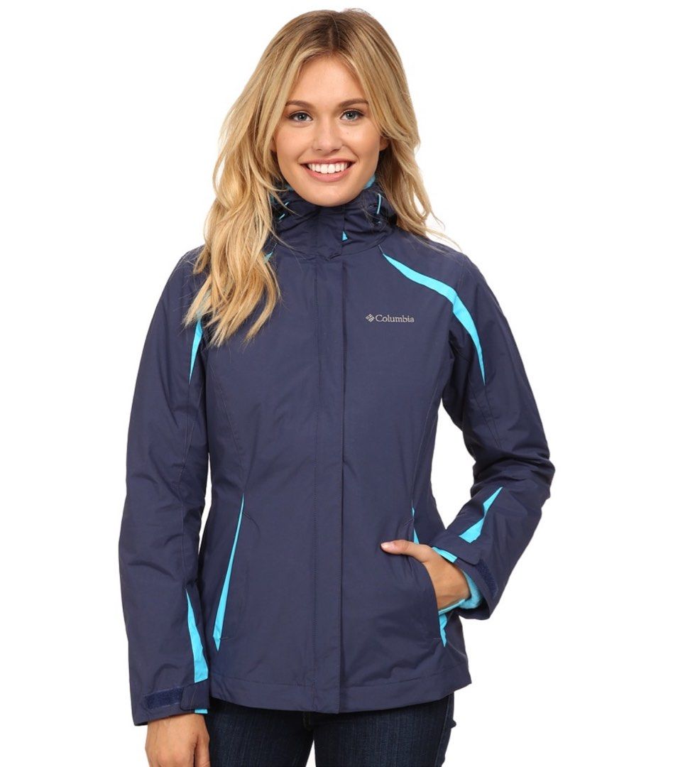 Columbia 2 in 1 Hiking Rain Jacket Fleece Women s Fashion Coats Jackets and Outerwear on Carousell