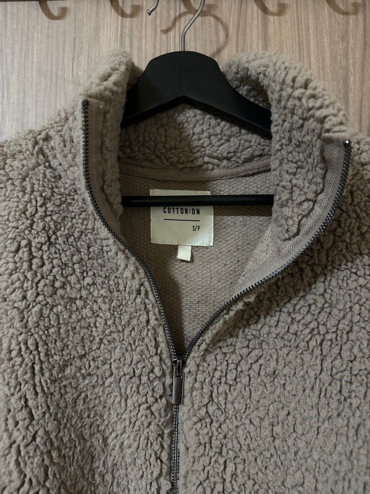 Teddy bear jacket cotton on sales