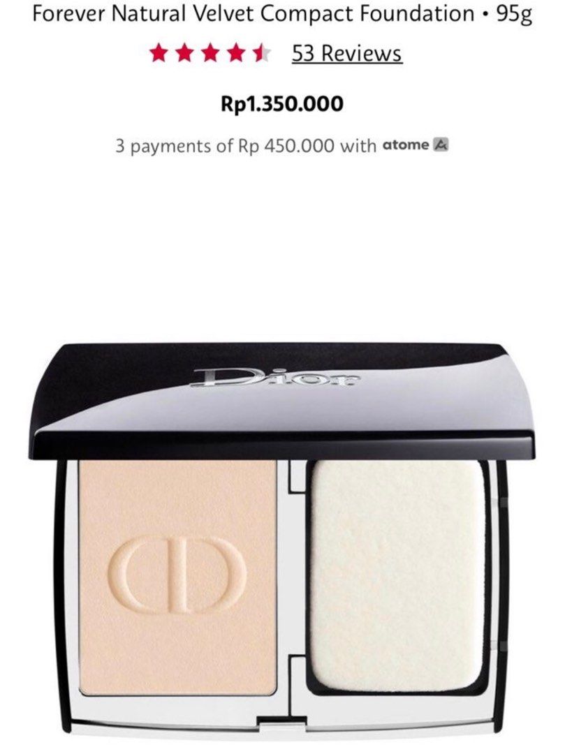 Dior Forever Natural Velvet ファンデーション01