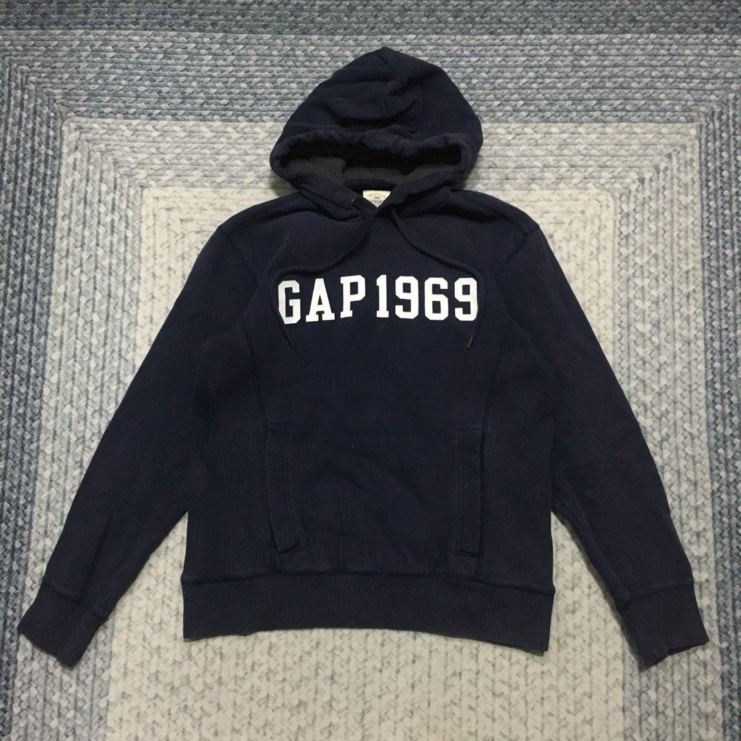 Faded Gap Spellout Hoodies
