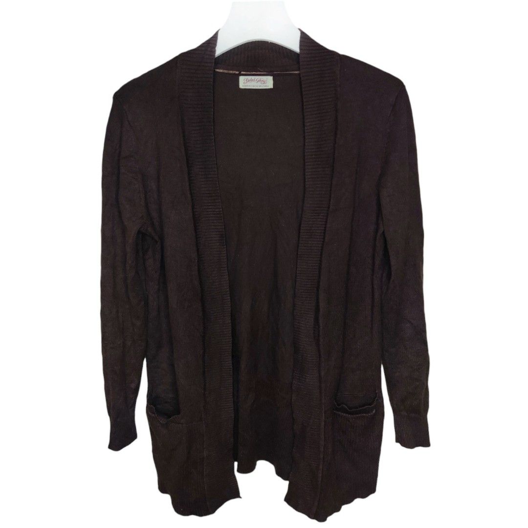 Faded glory black cardigan 2025
