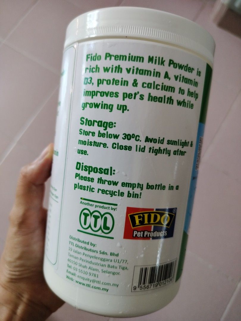Fido premium milk powder for cats Pet Supplies Pet Food on Carousell