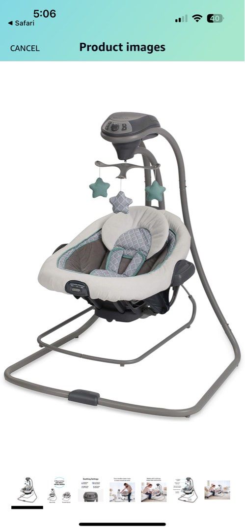 Graco DuetConnect LX Swing and Bouncer, Babies Kids, Baby