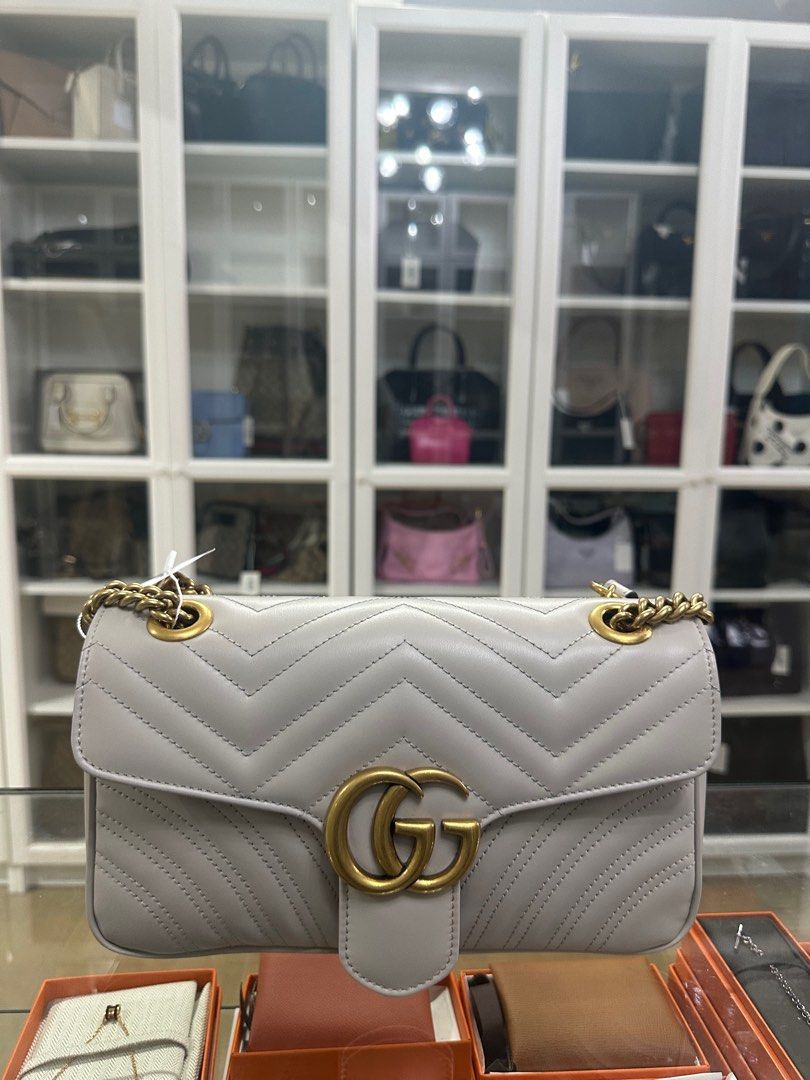 Gucci bag gray clearance