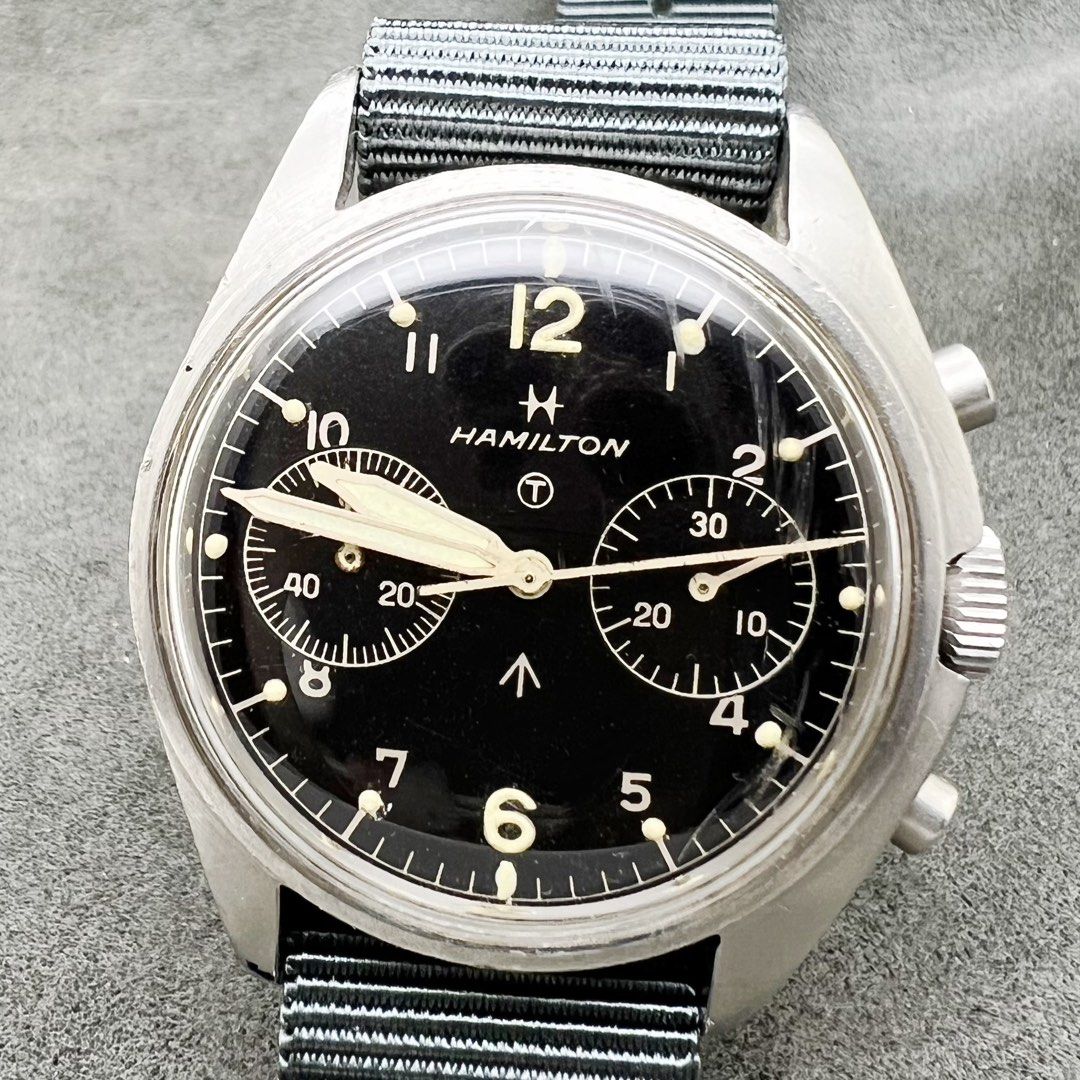 Hamilton 0552 Chrono Military Vintage Watch