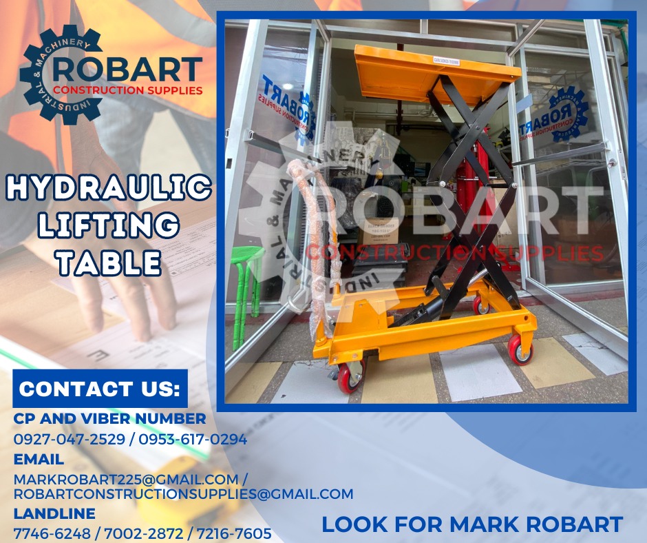 Hydraulic Lifting Table, Commercial & Industrial, Construction Tools ...
