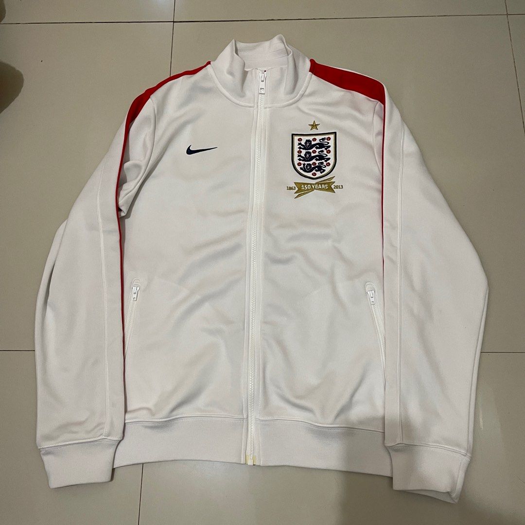Jaket Nike Tracktop Jacket N98 Timnas Inggris England 2013 150 Anniversary Original Size L Slimfit