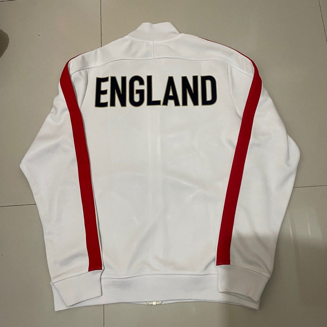 Jaket Nike Tracktop Jacket N98 Timnas Inggris England 2013 150 Anniversary Original Size L Slimfit