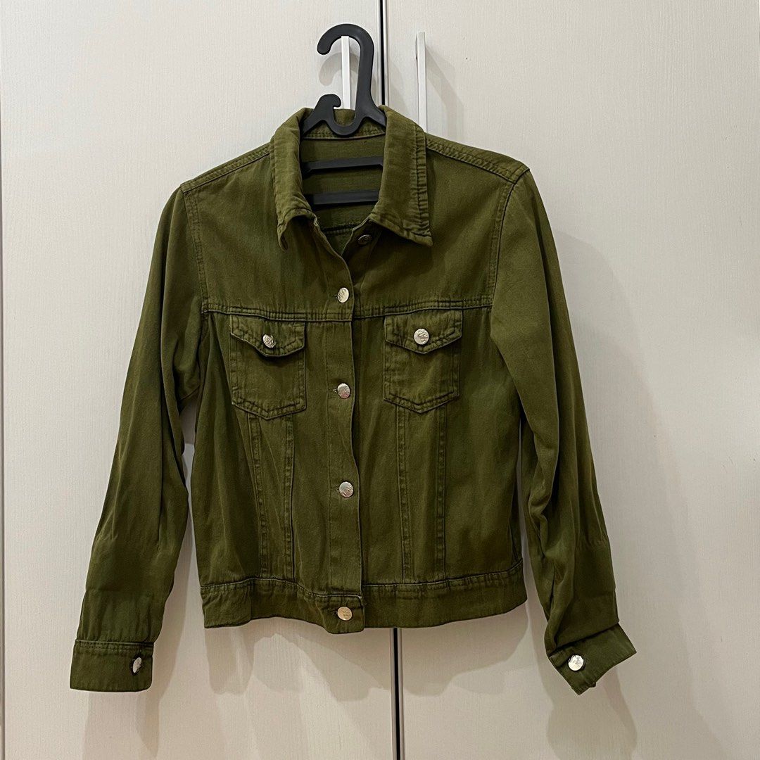 Jaket Outer Hijau Army