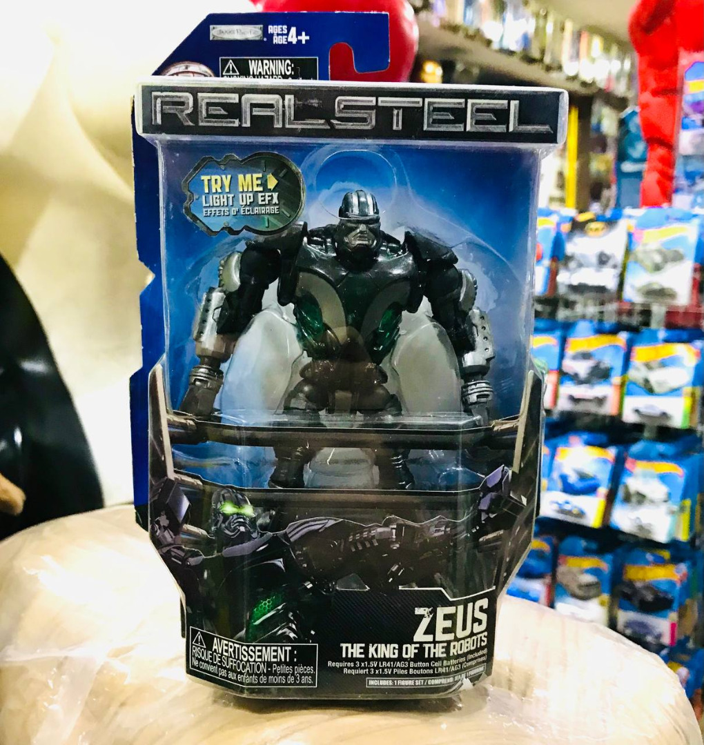 Real Steel Gigantes De Acero Zeus 20cms Robot Jakks Pacific | Mercado Libre