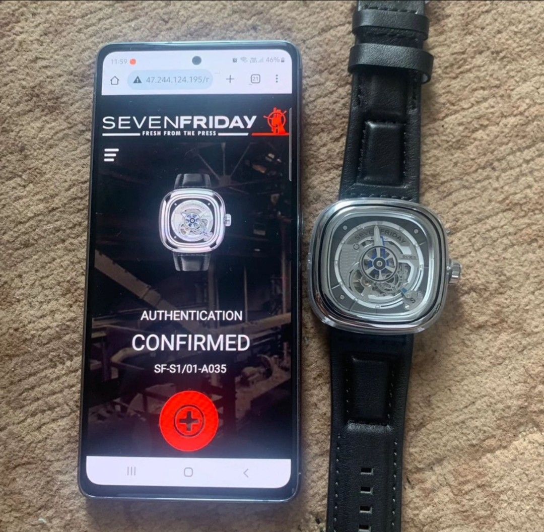 Jam tangan Seven Friday Ori BM NFC Aktif mesin automatic