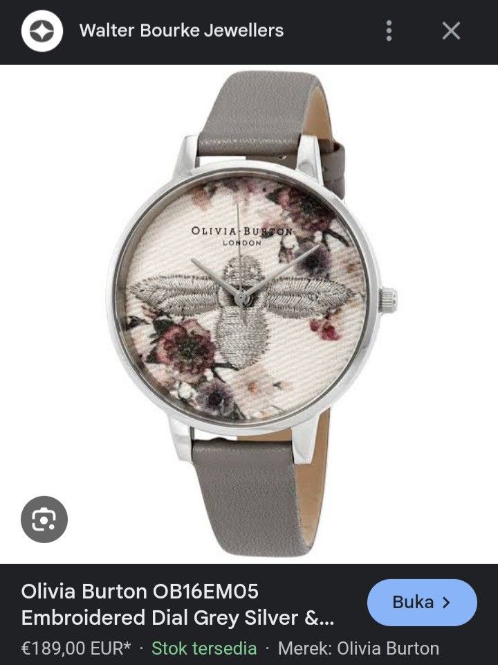 Jam tangan wanita Olivia Burton original beli di UK