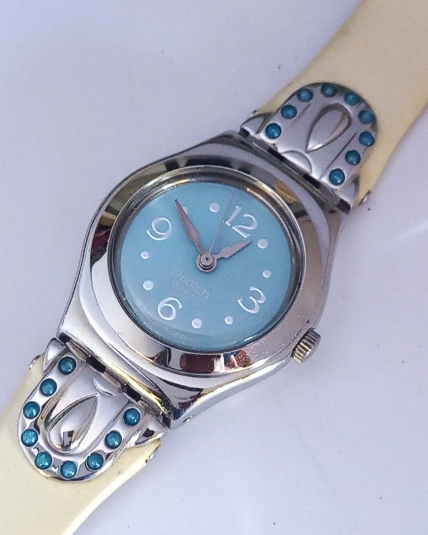 jj03080 jam tangan wanita swatch irony ag 2005, Fesyen Wanita, Jam