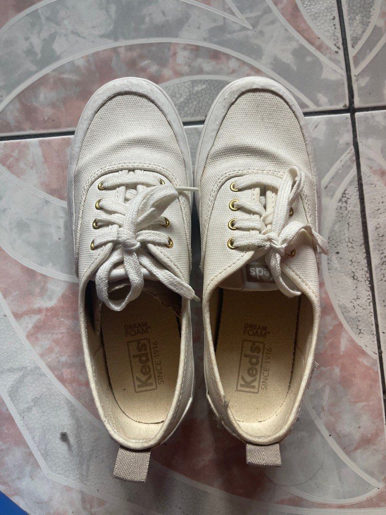 Keds scout trek white shoes size 6 Women s Fashion Footwear Sneakers on Carousell