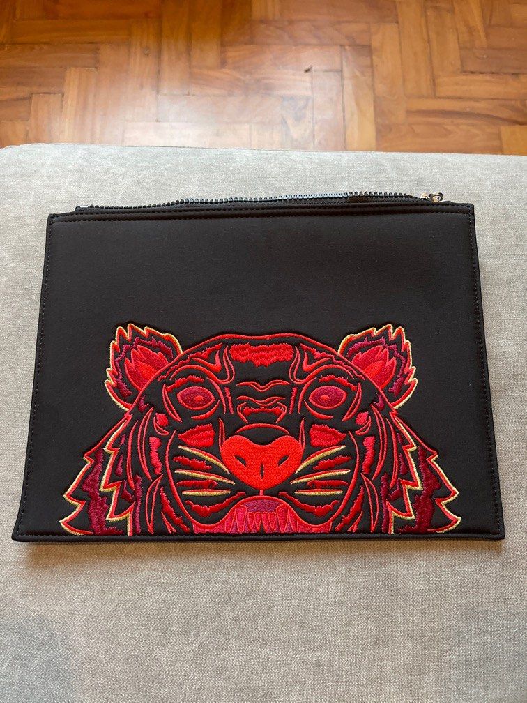 Kenzo tiger year of the dog clutch Men s Fashion Bags Belt bags Clutches and Pouches on Carousell