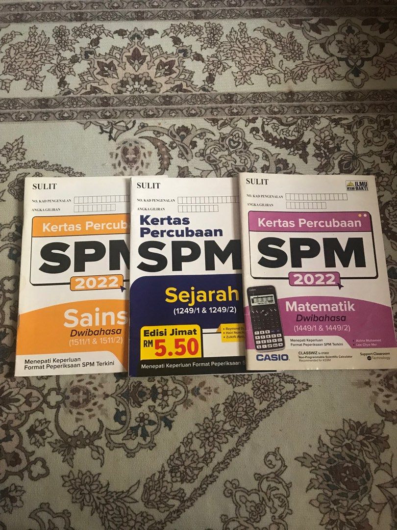 Kertas Percubaan Spm 2022 2023 Hobbies Toys Books Magazines