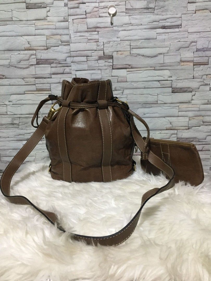 Lancel vintage bucket bag