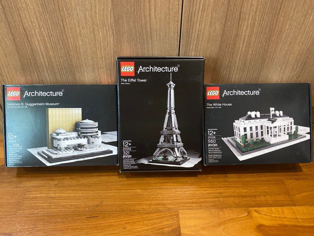 Lego architecture 3 sets 21004 21019 21006 Hobbies Toys Toys Games on Carousell
