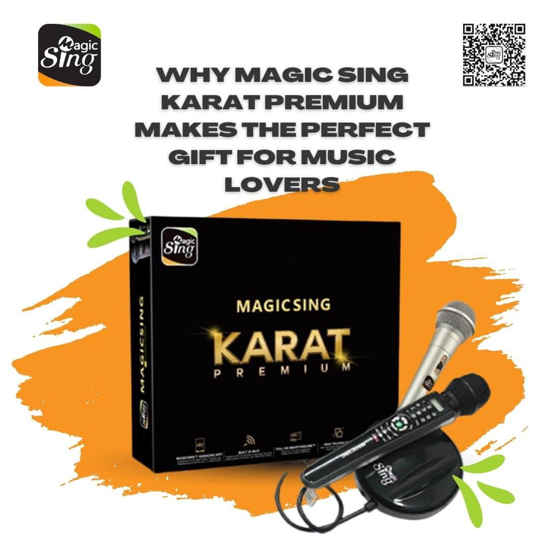 Magic Sing Karat (Category: Soundbars, Speakers & Amplifiers) located in Cainta. Submitted by krissssh (Listing ID 1311520990, Image 1). Description: Complete Package Orig Price:23k Selling for lowest price RFS:Gift walang mahilig kumanta sa bahay.
