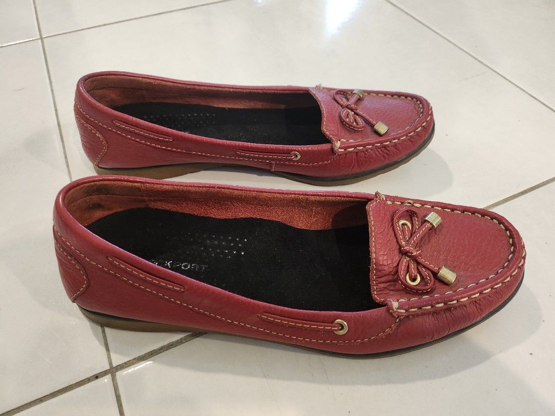 Marks and Spencer ladies leather boat shoes Size UK 5.5