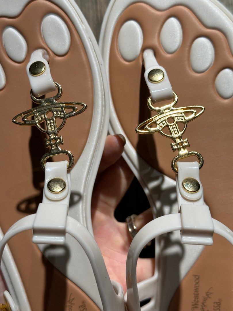 Vivienne westwood x melissa orb sandals hotsell