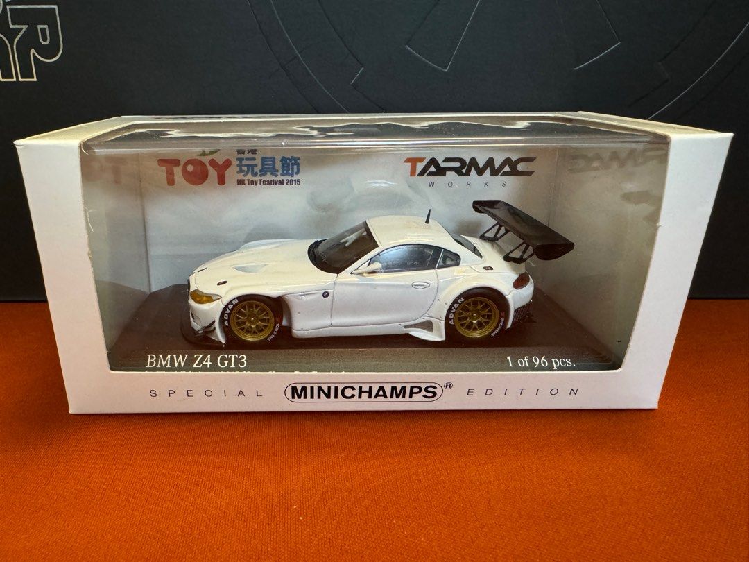 MINICHAMPS x TARMAC 1:43 BMW Z4 GT3 2015 Hong Kong Toy