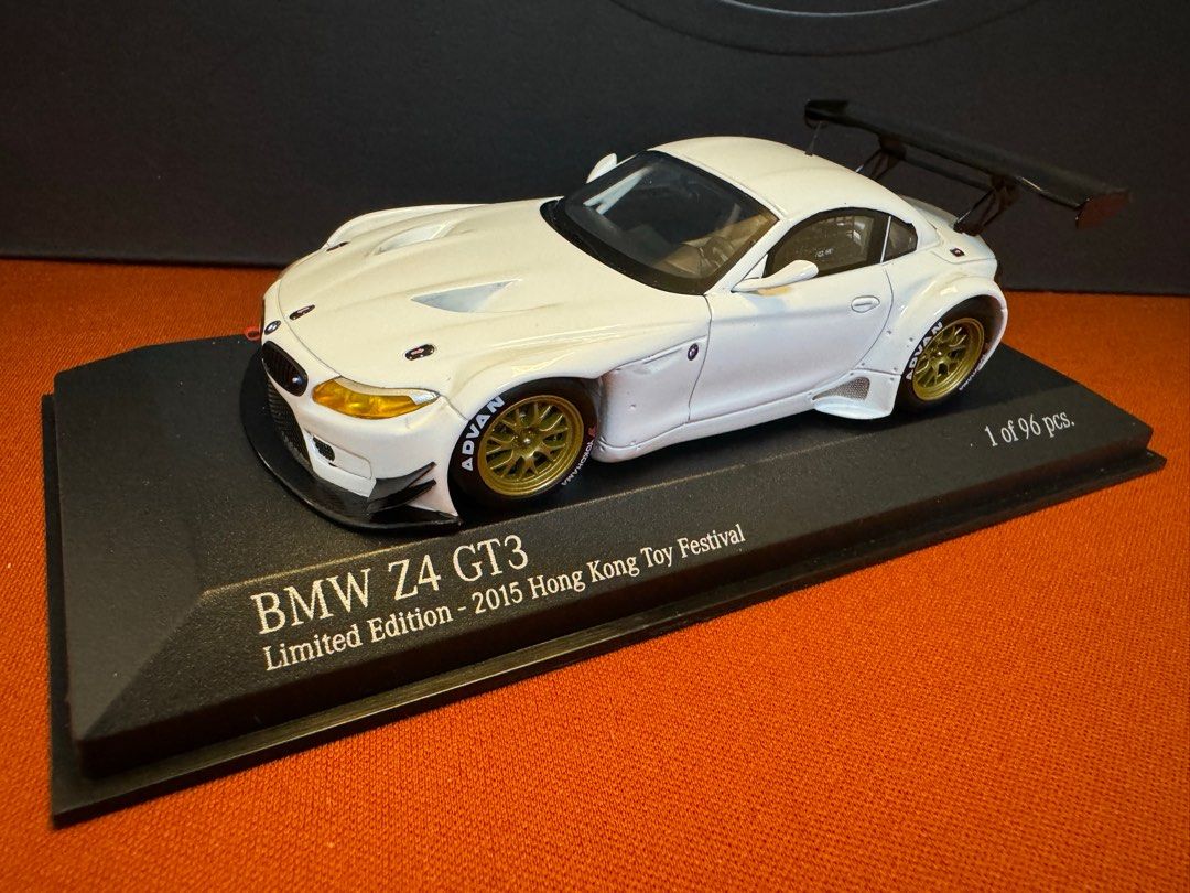 MINICHAMPS x TARMAC 1:43 BMW Z4 GT3 2015 Hong Kong Toy