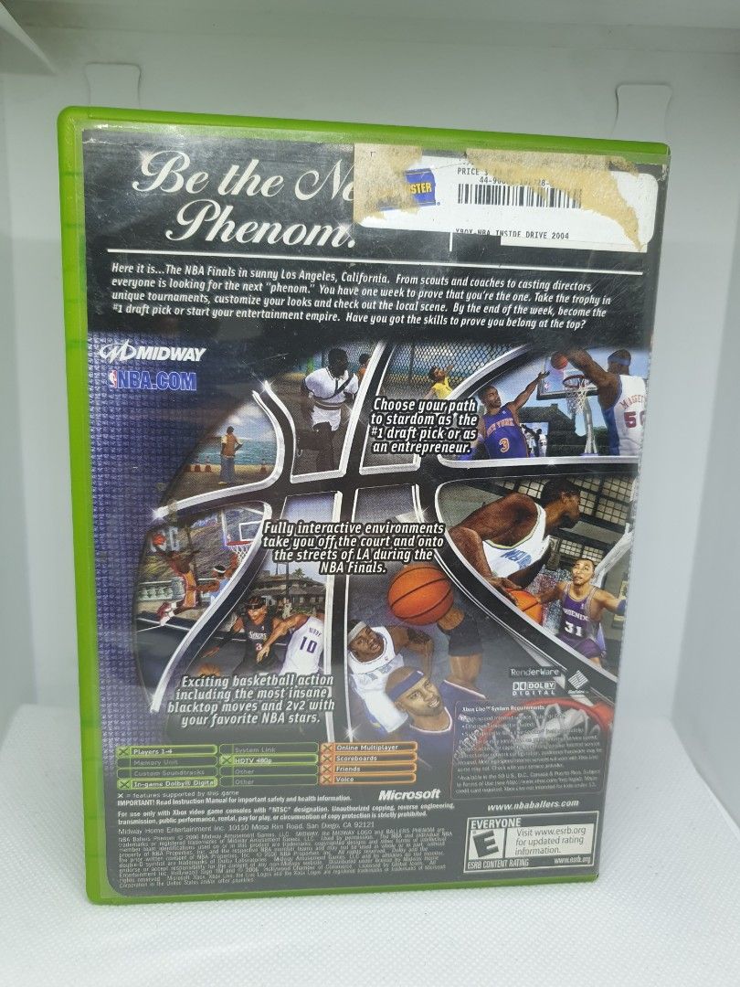 NBA Ballers (Original Xbox) (Category: Xbox) located in Quezon City. Submitted by itemsforadoption (Listing ID 1311372034, Image 2). Description: Rfs: Its 2024! Happy New Year! Hoping you have a good year ahead of you! If you have questions feel free to send a message. Though I'll most likely be able to reply from 10am to 8pm. Please be patient and understanding. Decluttering games and items that I've picked up or for friends and family. Price: 3
