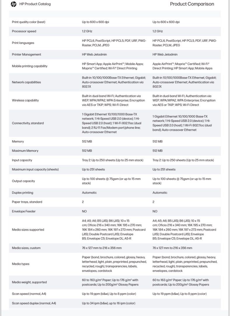 New Launch HP Color LaserJet Pro MFP 3303fdw 599 HP 3303sdw 549