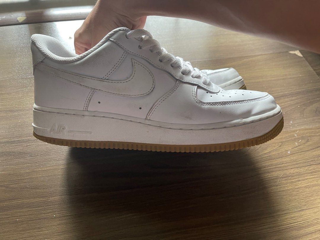 Nike AF1 gum sole Men s Fashion Footwear Sneakers on Carousell