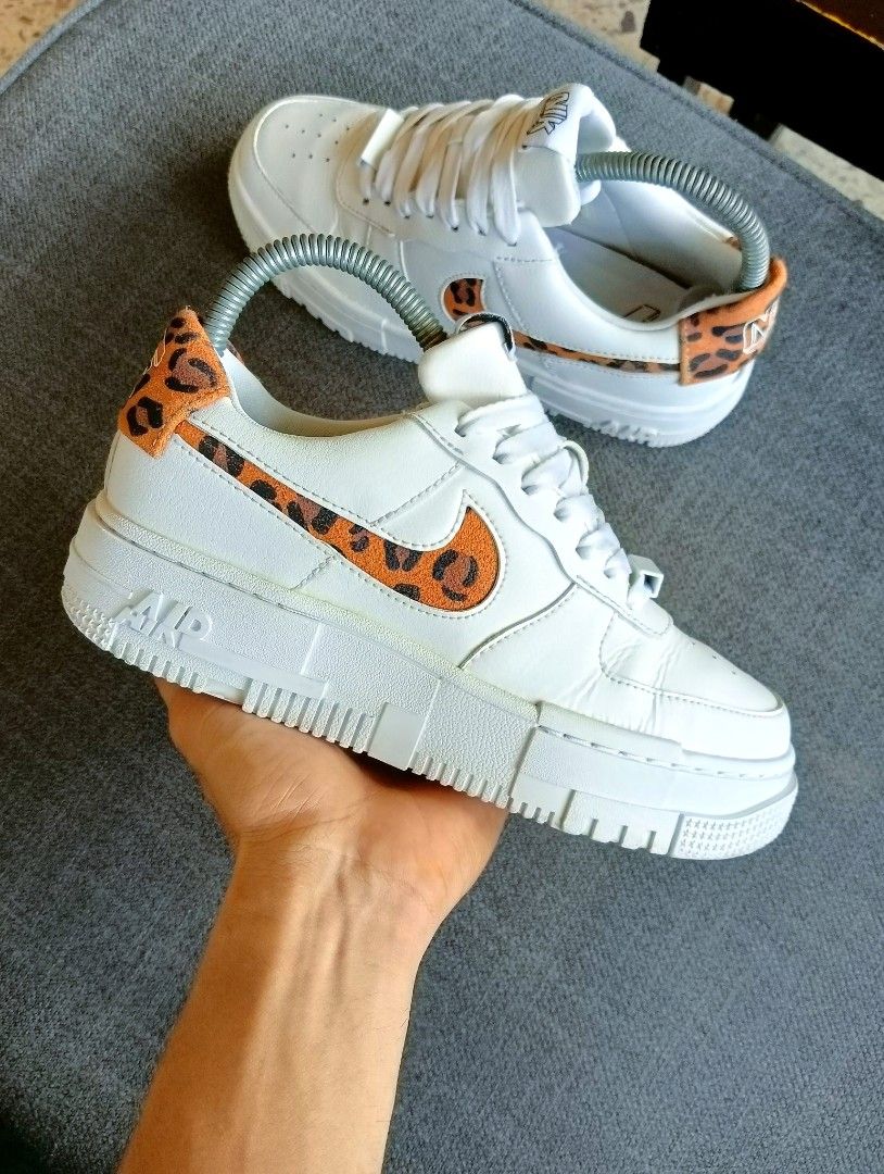 Nike Air force 1 Pixel Leopard Women s Fashion Footwear Sneakers on Carousell