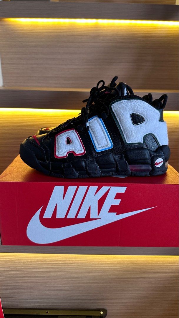 Nike Air more Uptempo GS US 5Y UK 4.5 Babies Kids Babies Kids Fashion on Carousell