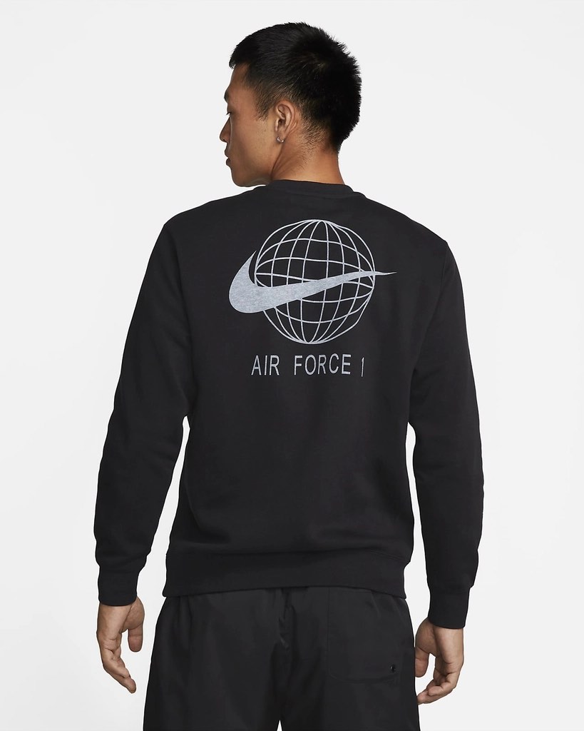 Nike Airforce 1 Sweater in Blackp