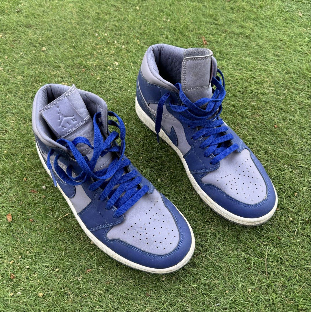 NIKE AJ 1 MID SE ROYAL BLUE SNEAKERS 8.5UK 9.5US