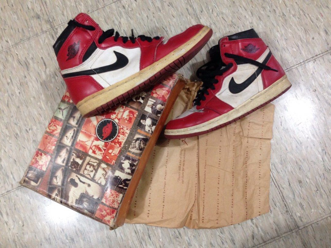Nike Jordan 1 OG CHICAGO Original 1994 Retro us7.5