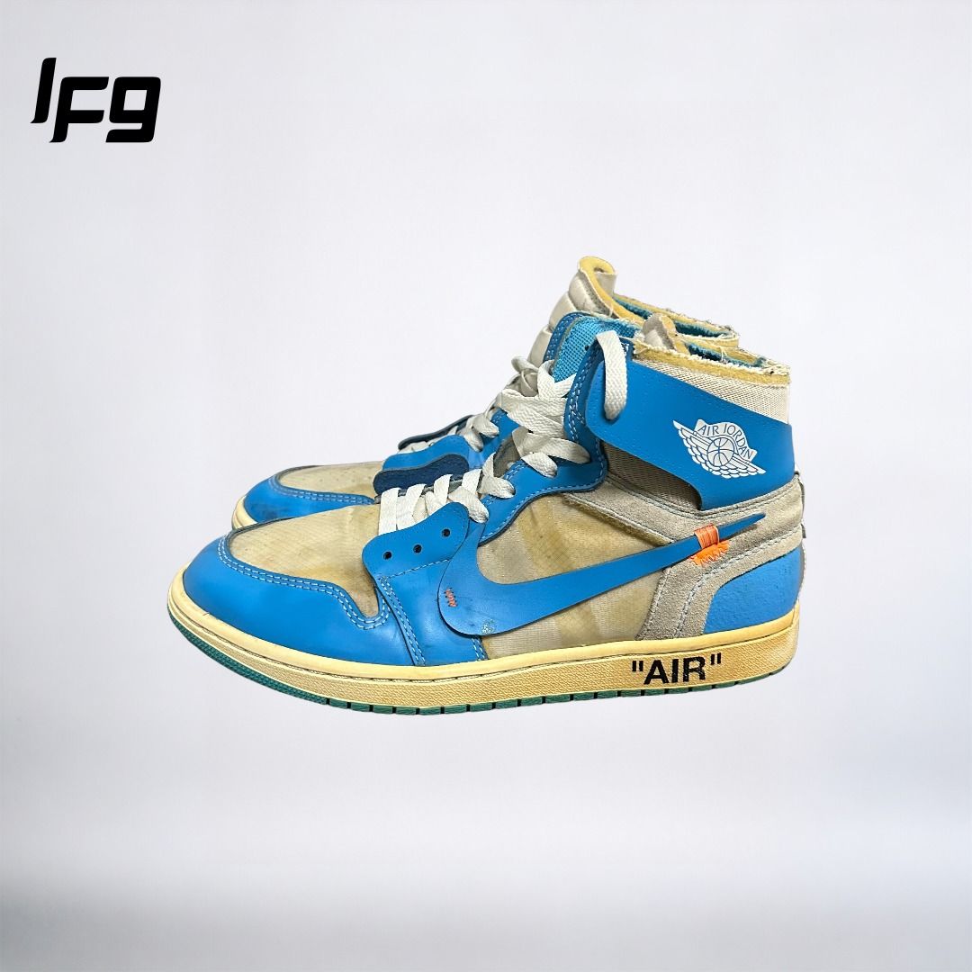 Nike Off-White x Air Jordan Retro High OG 'UNC', Men's Fashion