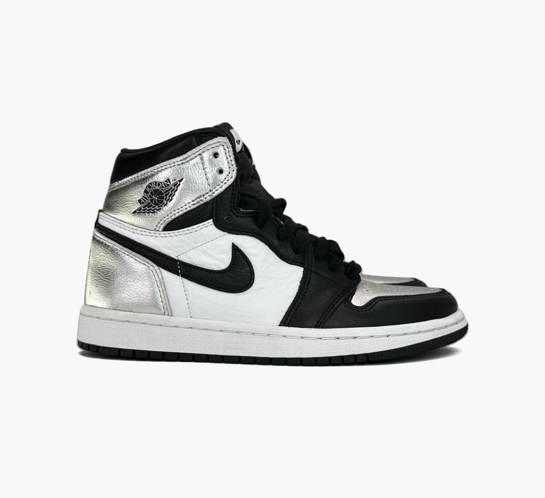 Nike Wmns Air Jordan 1 Retro High OG Silver Toe Women s Fashion Footwear Sneakers on Carousell