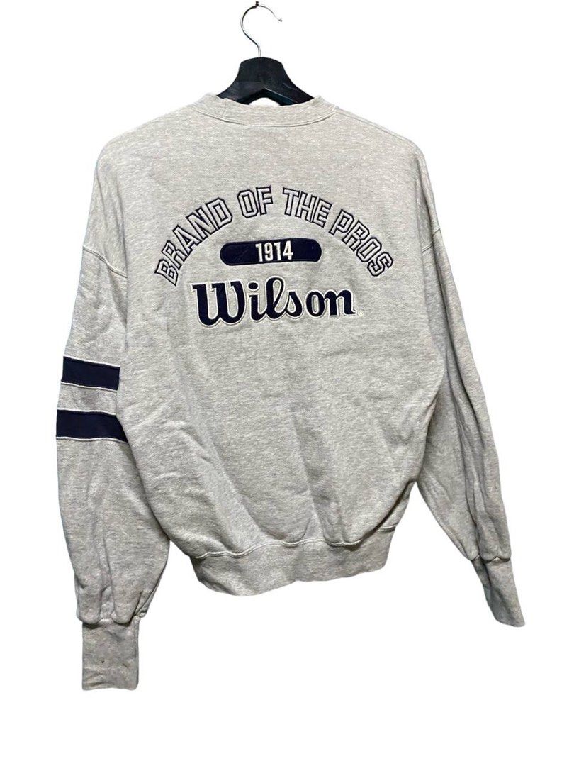 No 37 Vintage Wilson Embroidered Logo Sweatshirt