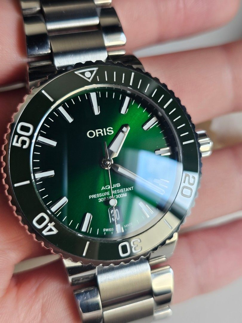 Oris aquis 39.5 mm cheap