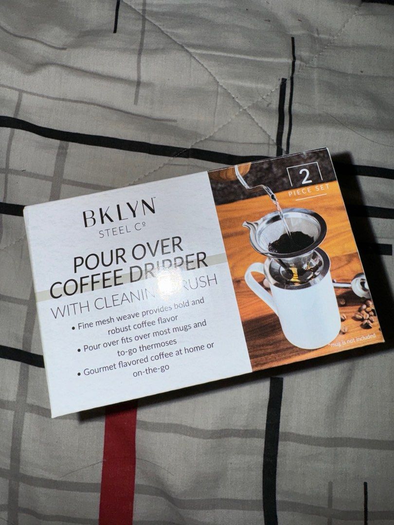 Pour Over Coffee Dripper (BKLYN) (Category: Coffee Machines & Makers) located in Quezon City. Submitted by lizellescloset (Listing ID 1311490972, Image 1). Description: Brand new, never used .
