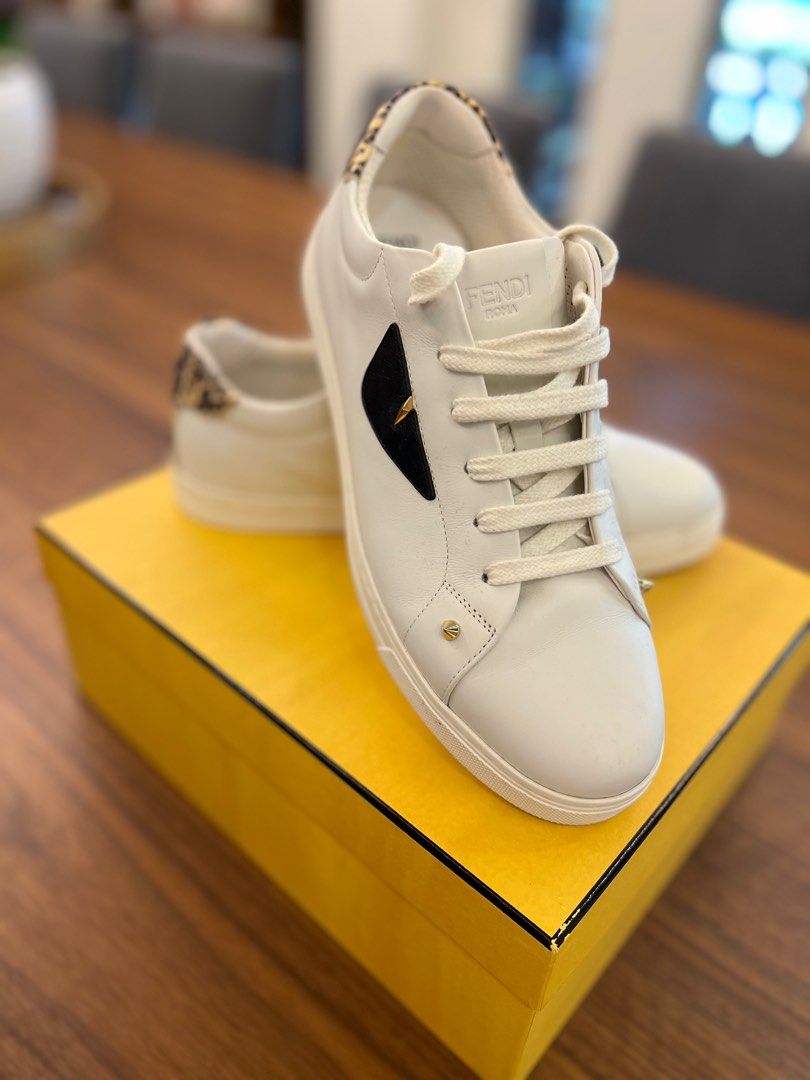 Fendi Monster White Sneakers Women s Fashion Footwear Sneakers on Carousell