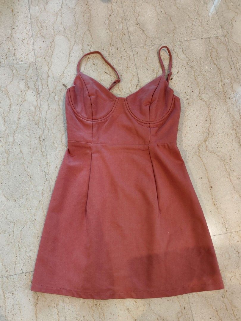 Princess Polly novella mini dress in muave pink, Women's Fashion, Dresses &  Sets, Dresses on Carousell