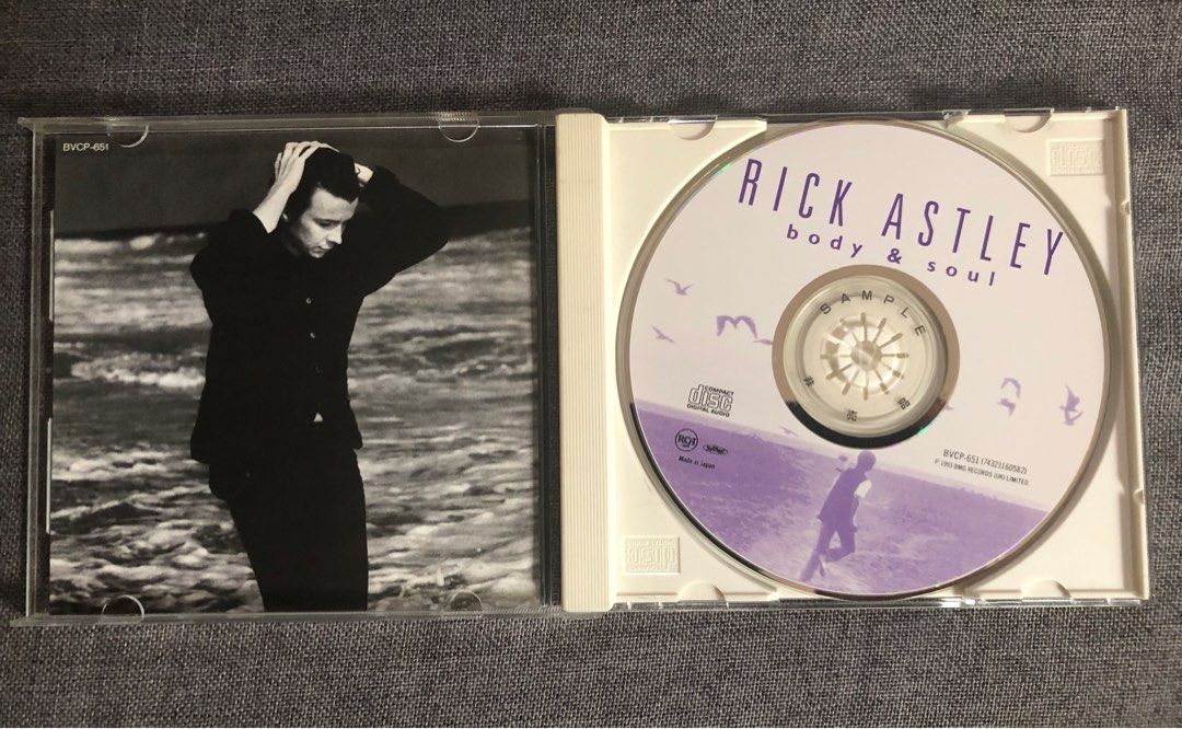 Rick Astley (Category: CDs & DVDs) located in Makati City. Submitted by _skull_ (Listing ID 1311470610, Image 2). Description: Rick Astley CD Body and Soul Japan pressed (no obi strip).