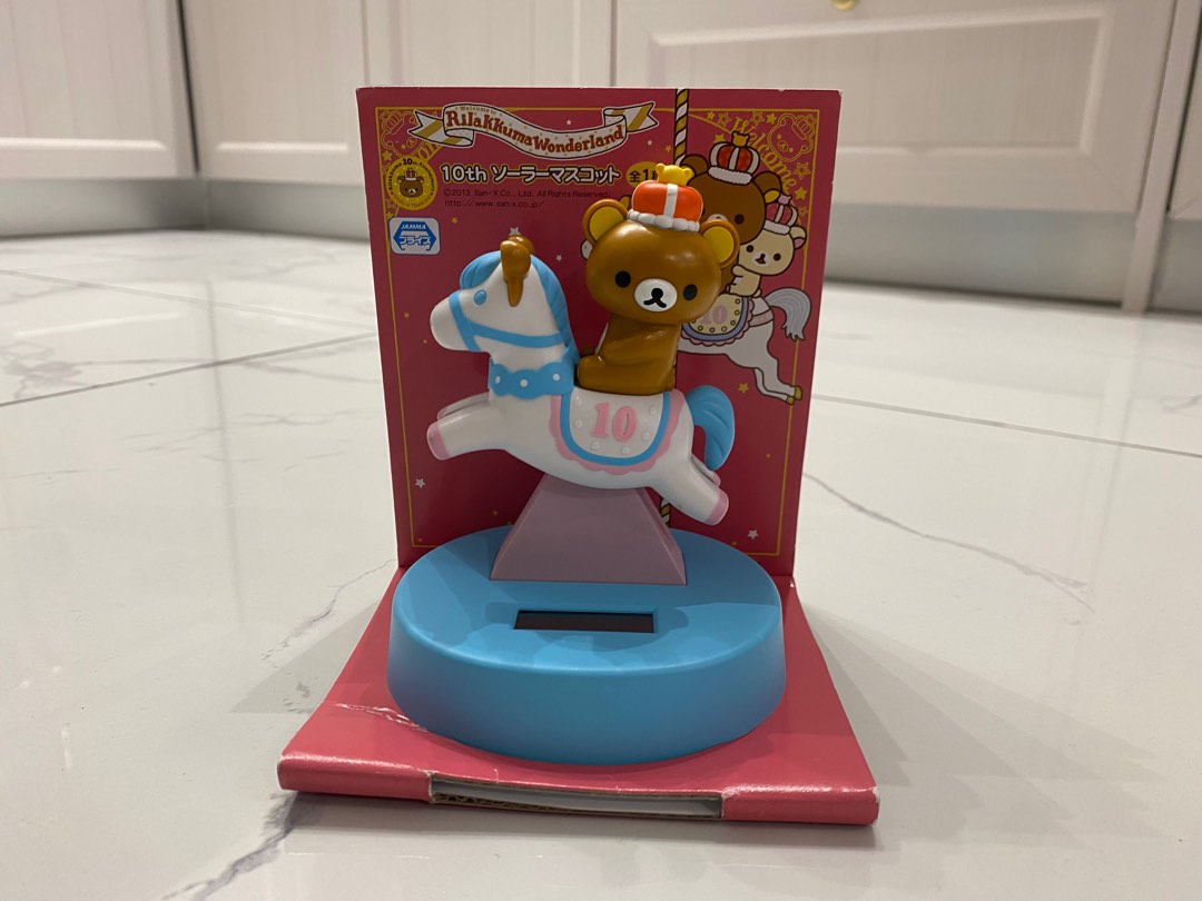 Rilakkuma Solar Bobbing Figure 10th Anniversary, Hobbies & Toys, Toys