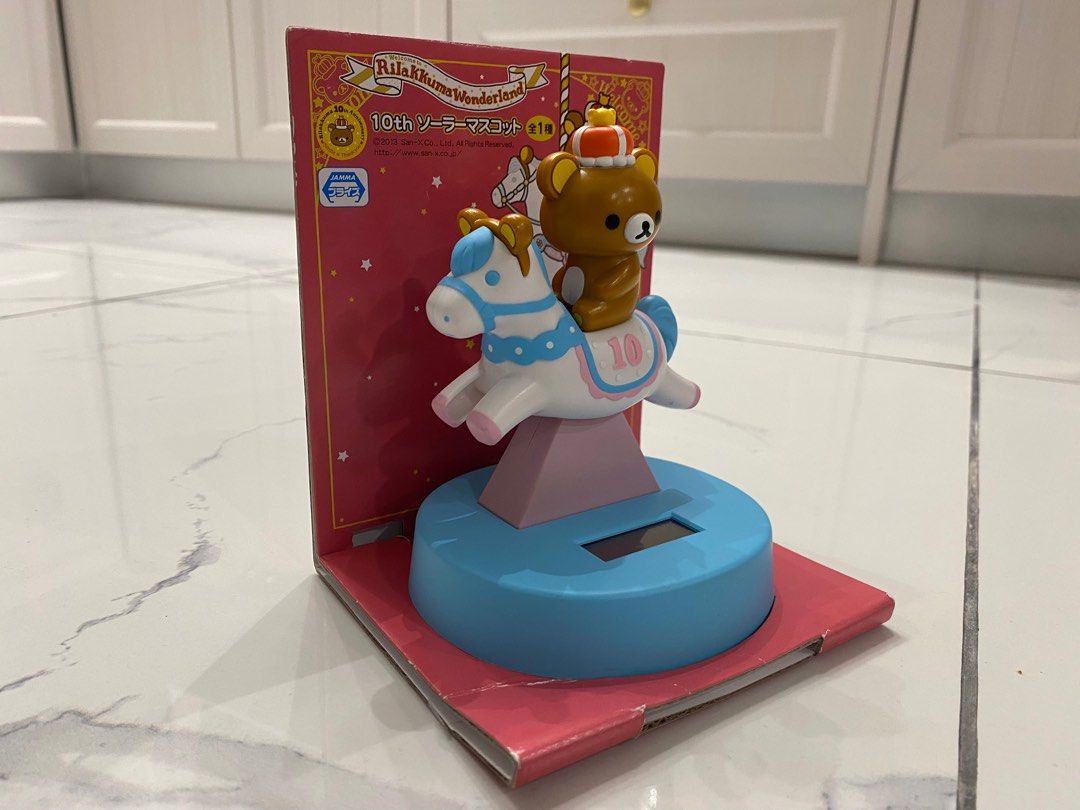 Rilakkuma Solar Bobbing Figure 10th Anniversary, Hobbies & Toys, Toys
